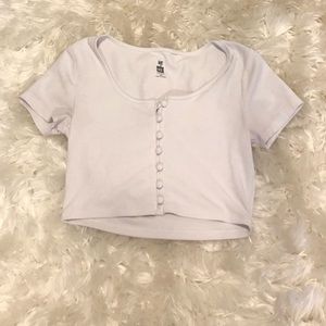 White crop top